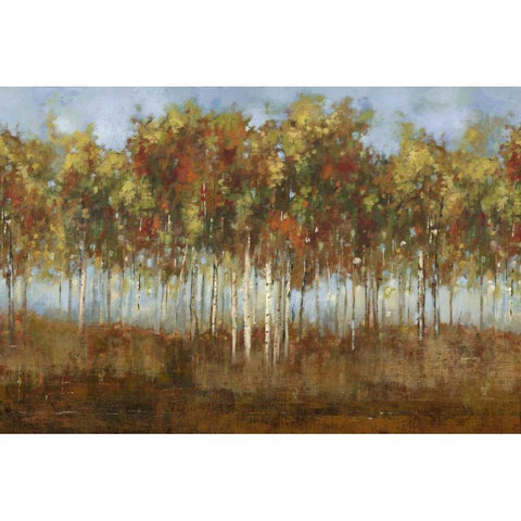 Dream Meadow II Gold Ornate Wood Framed Art Print with Double Matting by PI Studio