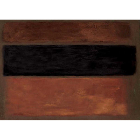 Copper Rush Black Modern Wood Framed Art Print with Double Matting by PI Studio