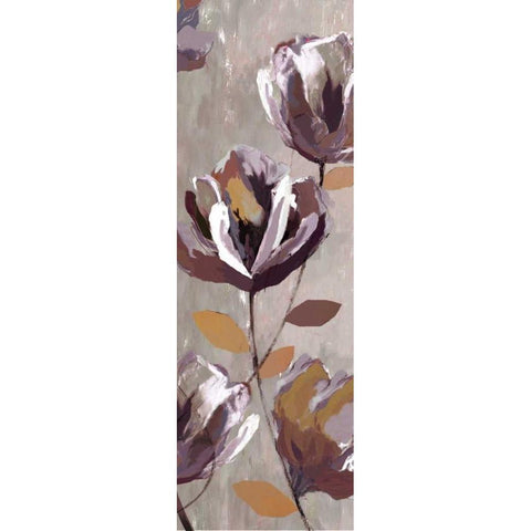 Cameroon Floral I White Modern Wood Framed Art Print by PI Studio