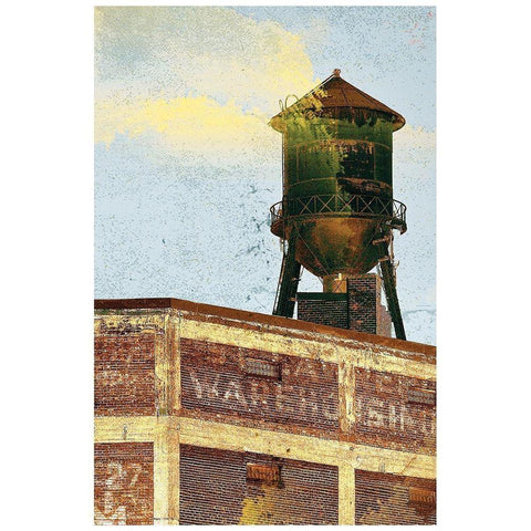 Warehouse White Modern Wood Framed Art Print by Normand, Pascal