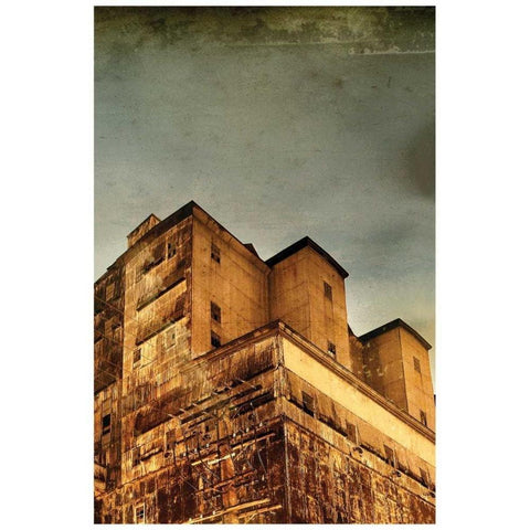 Reflector II Black Modern Wood Framed Art Print with Double Matting by Normand, Pascal