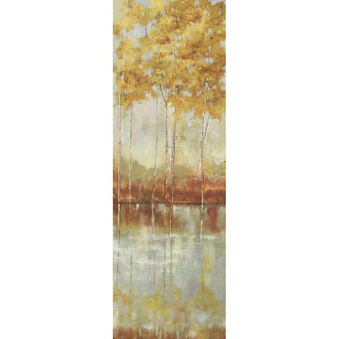 Reflections I Gold Ornate Wood Framed Art Print with Double Matting by Pearce, Allison