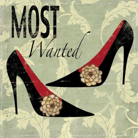 Most Wanted White Modern Wood Framed Art Print by Pearce, Allison