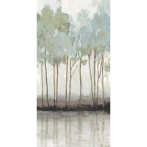 Woodland Hues I  White Modern Wood Framed Art Print by Pearce, Allison