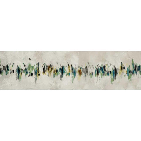 Light as Water Black Modern Wood Framed Art Print by PI Galerie