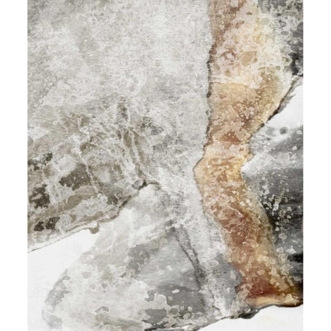 Scattered Rocks II White Modern Wood Framed Art Print by PI Galerie