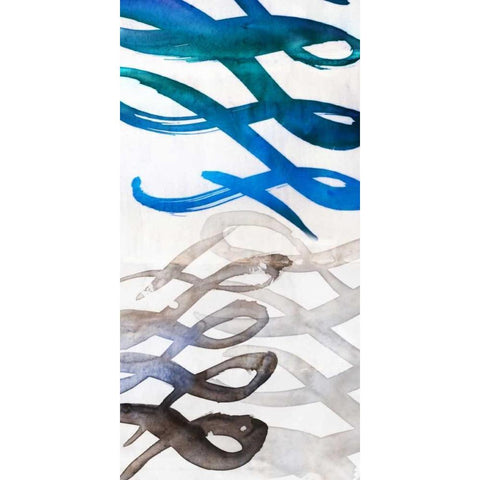 Infinity II Black Modern Wood Framed Art Print by PI Galerie