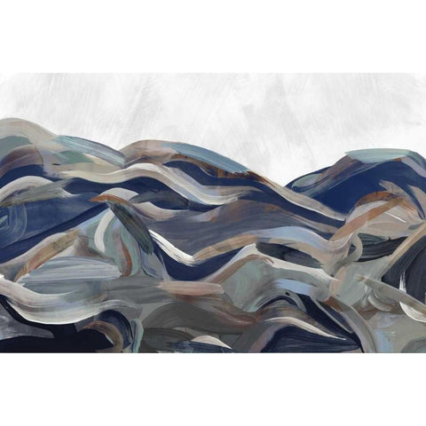 Gesture Land I Black Modern Wood Framed Art Print by PI Galerie