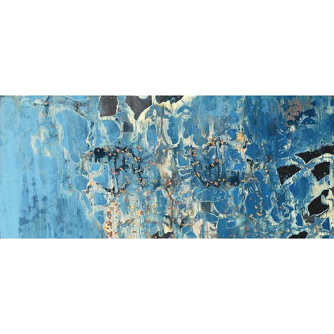 Treading Water II Black Modern Wood Framed Art Print by PI Gallery