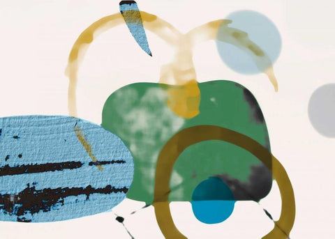 Your Smile II White Modern Wood Framed Art Print with Double Matting by PI Galerie