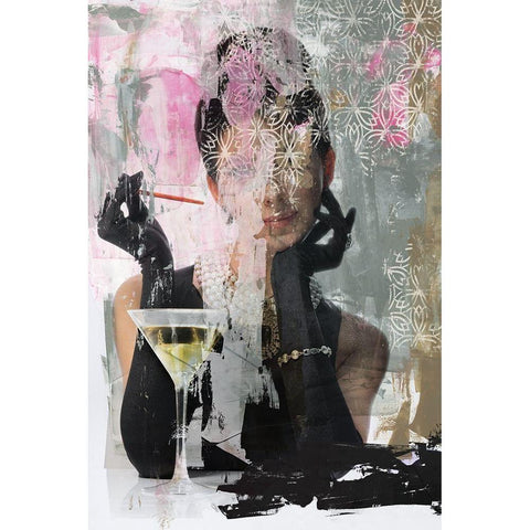 Lady of Class Gold Ornate Wood Framed Art Print with Double Matting by Wilson, Aimee