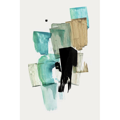 Adaptation II  White Modern Wood Framed Art Print by PI Studio