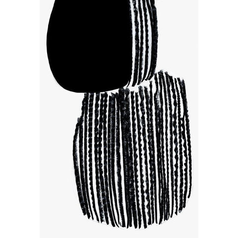 Potato Strings  Black Modern Wood Framed Art Print by PI Studio