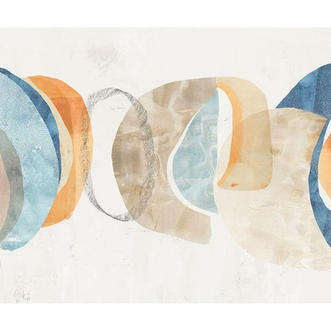 Magnetism I Gold Ornate Wood Framed Art Print with Double Matting by PI Studio