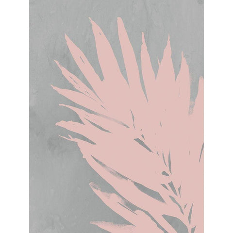 Pink Fan Black Modern Wood Framed Art Print by PI Juvenile