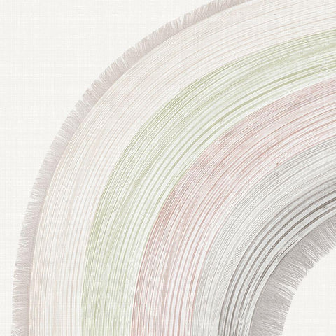 Little Rainbow I  White Modern Wood Framed Art Print by PI Juvenile