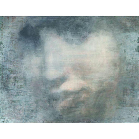 Untitled I White Modern Wood Framed Art Print by Biernot, Tadeusz