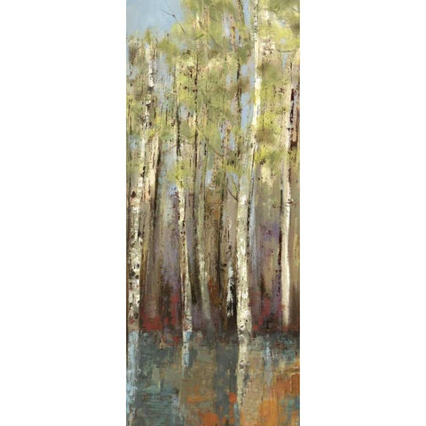 Forest Whisper II White Modern Wood Framed Art Print by Pearce, Allison