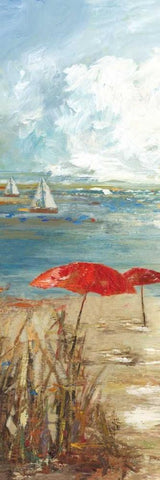 Stolen Moments II - Mini White Modern Wood Framed Art Print with Double Matting by Pearce, Allison