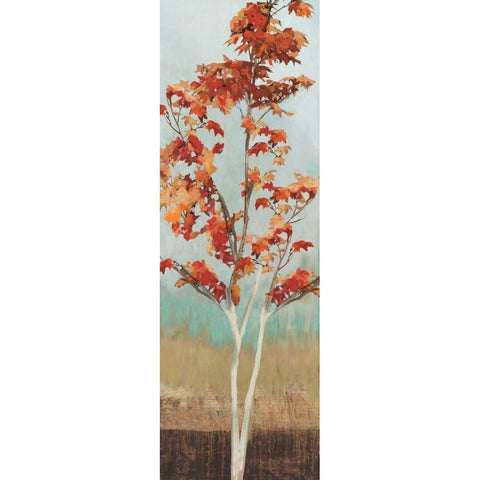 Maple Tree III White Modern Wood Framed Art Print by Pearce, Allison