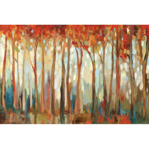 Marble Forest III White Modern Wood Framed Art Print by Pearce, Allison