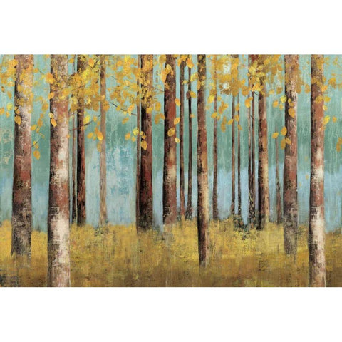 Birch Country Gold Ornate Wood Framed Art Print with Double Matting by Pearce, Allison