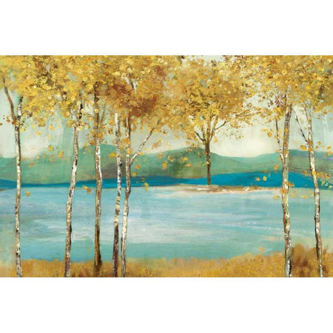 Overlooking III White Modern Wood Framed Art Print by Pearce, Allison