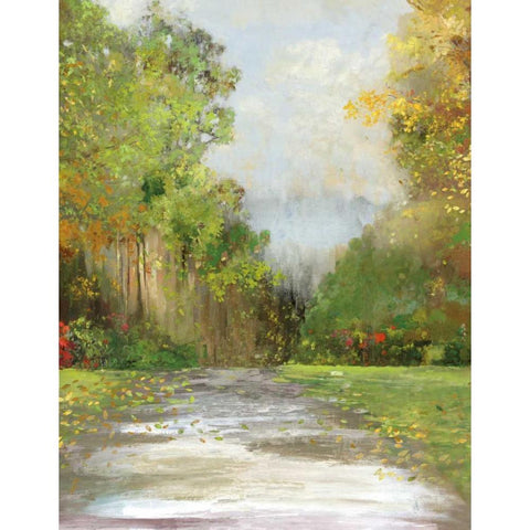 Path Gold Ornate Wood Framed Art Print with Double Matting by Pearce, Allison