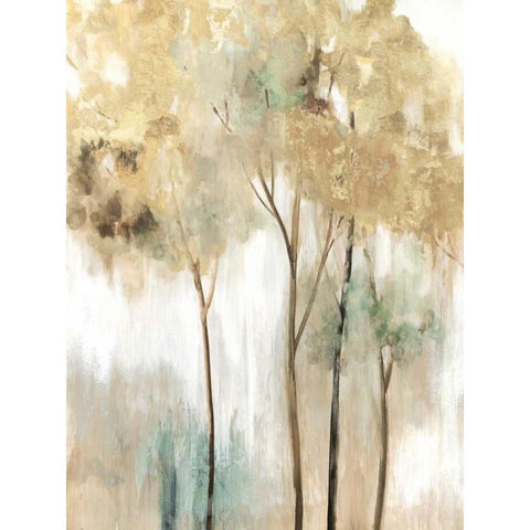 Sapling II Black Modern Wood Framed Art Print with Double Matting by Pearce, Allison