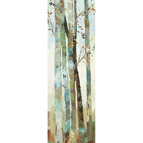 Towering Trees I White Modern Wood Framed Art Print by Pearce, Allison