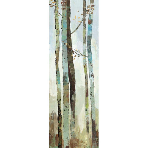 Towering Trees II Gold Ornate Wood Framed Art Print with Double Matting by Pearce, Allison