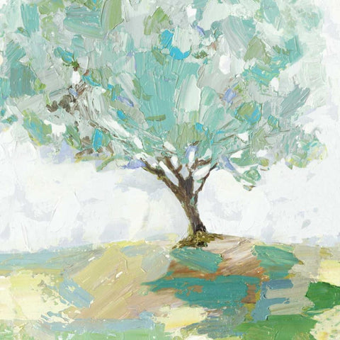 Pear tree White Modern Wood Framed Art Print by Pearce, Allison