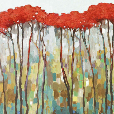 As They Stand I Gold Ornate Wood Framed Art Print with Double Matting by Pearce, Allison