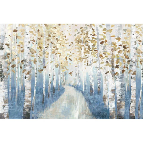 New Path I White Modern Wood Framed Art Print by Pearce, Allison