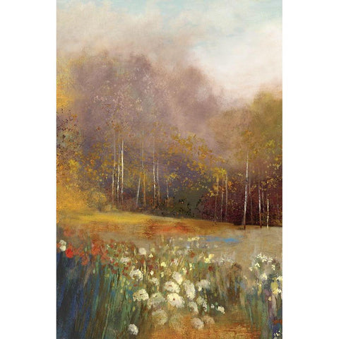 High Gardens I  White Modern Wood Framed Art Print by Pearce, Allison