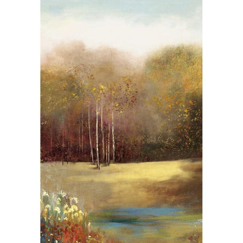 High Gardens II  Gold Ornate Wood Framed Art Print with Double Matting by Pearce, Allison