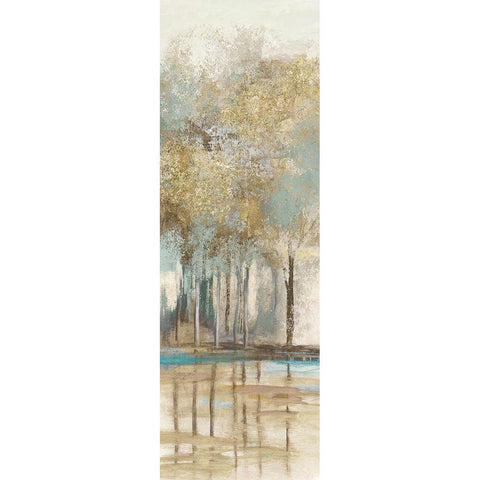 Woodlot II White Modern Wood Framed Art Print by Pearce, Allison