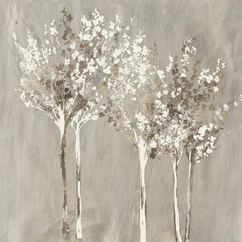 Dusky White Modern Wood Framed Art Print by Pearce, Allison