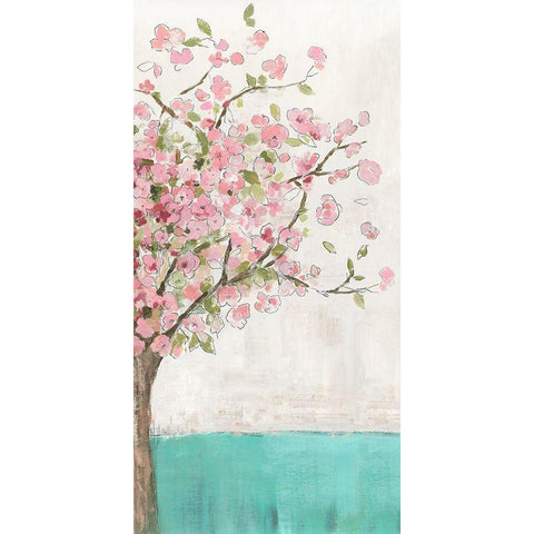 Spring Wakening White Modern Wood Framed Art Print by Pearce, Allison