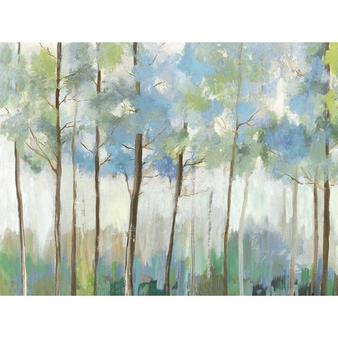 Forests Abode White Modern Wood Framed Art Print by Pearce, Allison