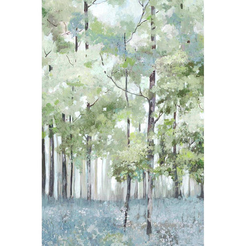 Light Forest White Modern Wood Framed Art Print by Pearce, Allison