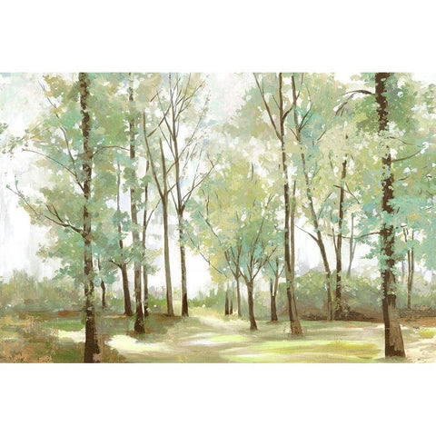 Peaceful Sunshine White Modern Wood Framed Art Print by Pearce, Allison