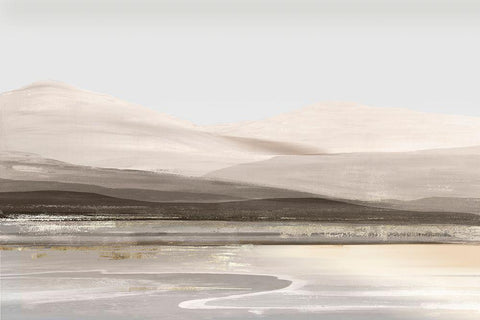 Mountain Peak  Black Ornate Wood Framed Art Print with Double Matting by Pearce, Allison