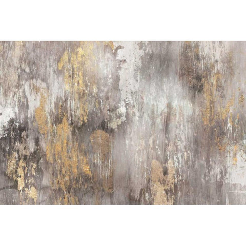 GOLD IKAT Gold Ornate Wood Framed Art Print with Double Matting by PI Galerie