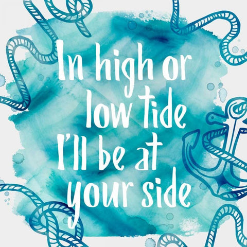 In High Tide White Modern Wood Framed Art Print with Double Matting by PI Galerie