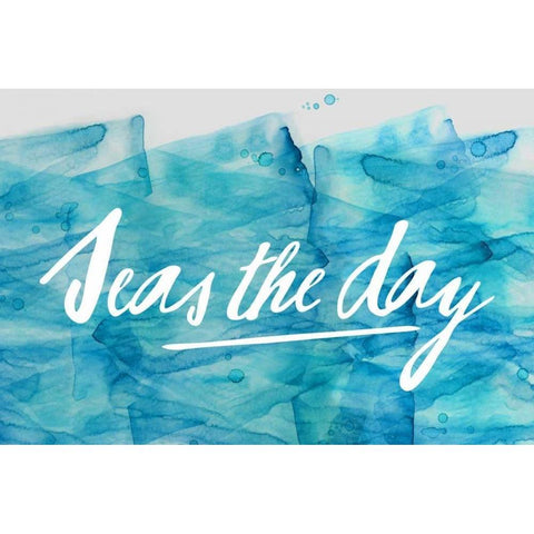 Seas White Modern Wood Framed Art Print by PI Galerie
