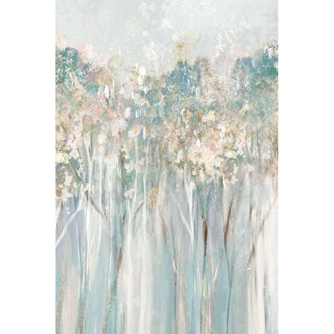 Dewy III  Black Modern Wood Framed Art Print with Double Matting by Collabera, Pamela