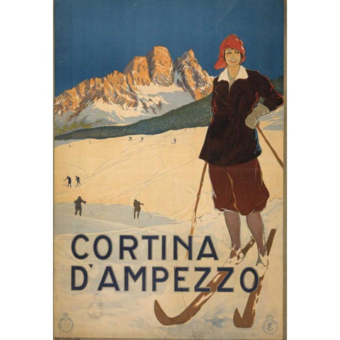 Cortina D Ambrezzo White Modern Wood Framed Art Print by PI Collection