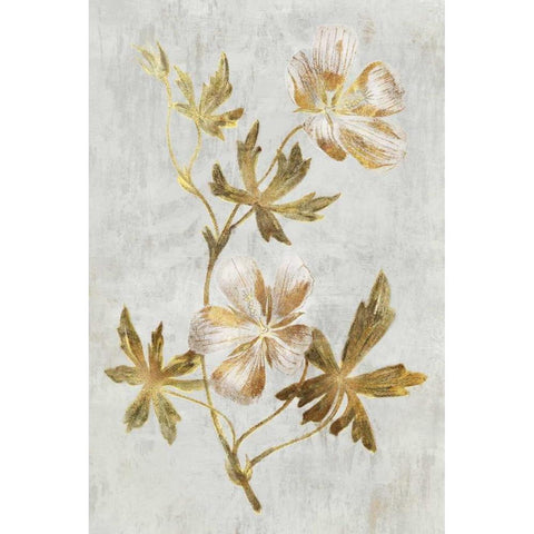 Callirrhoe Gold Ornate Wood Framed Art Print with Double Matting by PI Collection