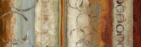 Juncture I White Modern Wood Framed Art Print with Double Matting by Reeves, Tom